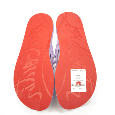 Christian Louboutin Loubi Flip Flop (Women) Lilac EU 39 US 9
