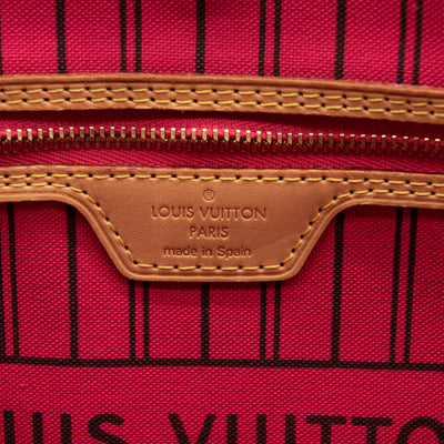 Louis Vuitton Monogram Bay Neverfull MM Rose Ballerine Poppy