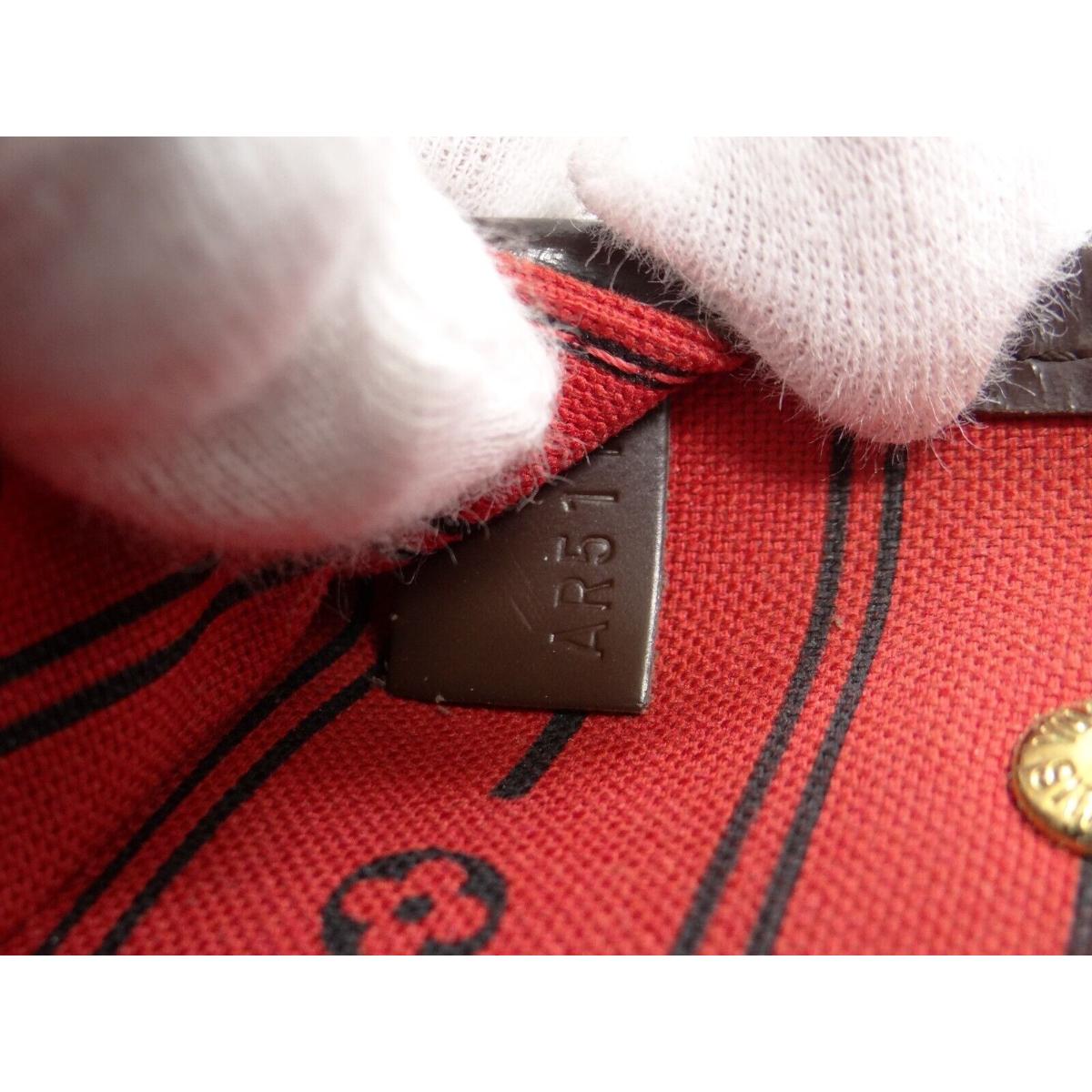 AR5111 LOUIS VUITTON Damier Ebene Neverfull PM