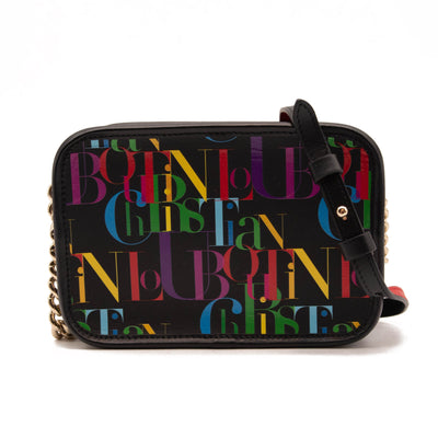 NEW Christian Louboutin Radioloubi Logo Leather Crossbody Bag