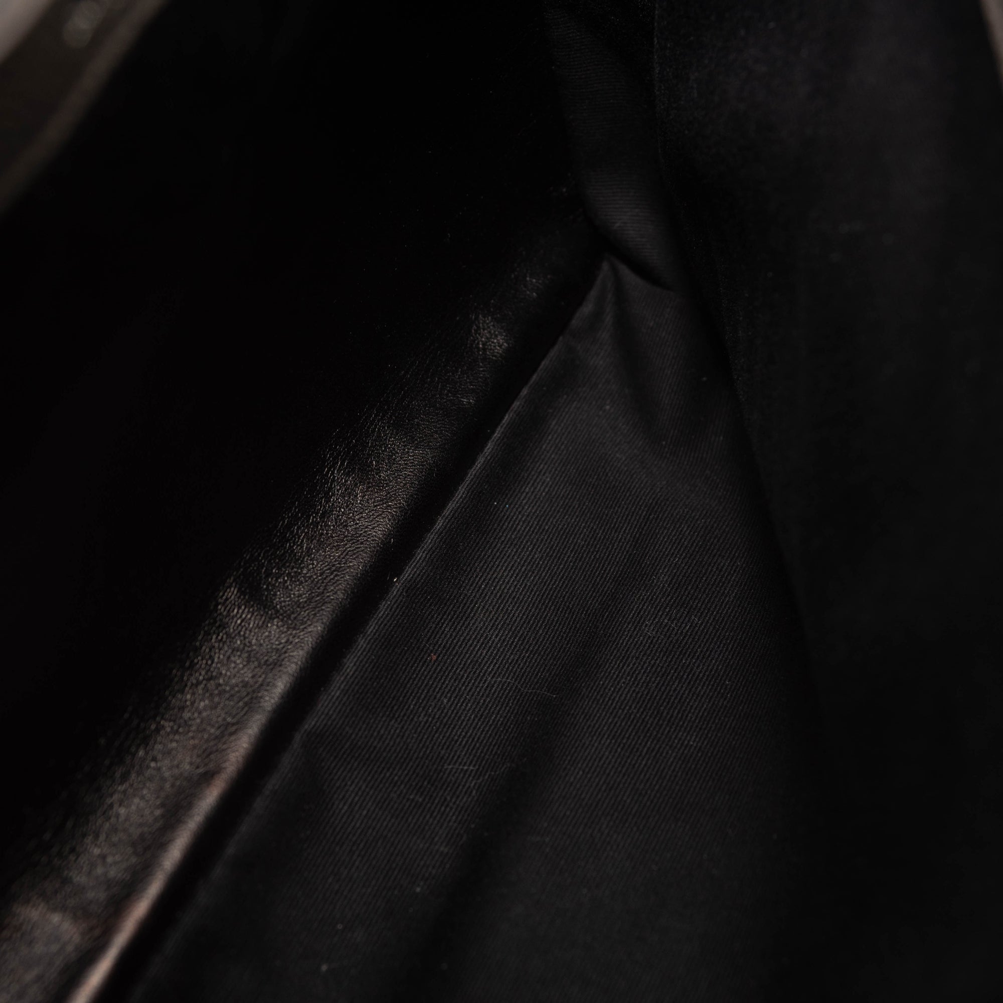 Saint Laurent Sheepskin Matelasse Chevron Monogram Large College Satchel Dark Anthracite