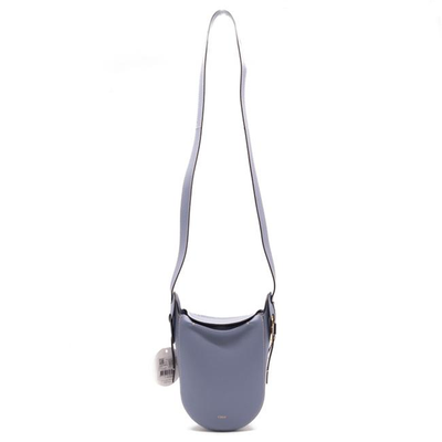 NEW Chloe Mini Darryl Blue Leather Shoulder Bag