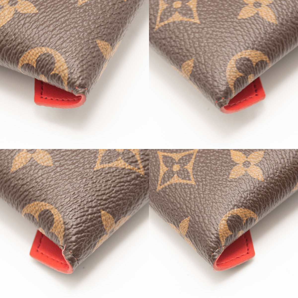 Louis Vuitton Monogram Medium Kirigami Pochette Insert Coquelicot