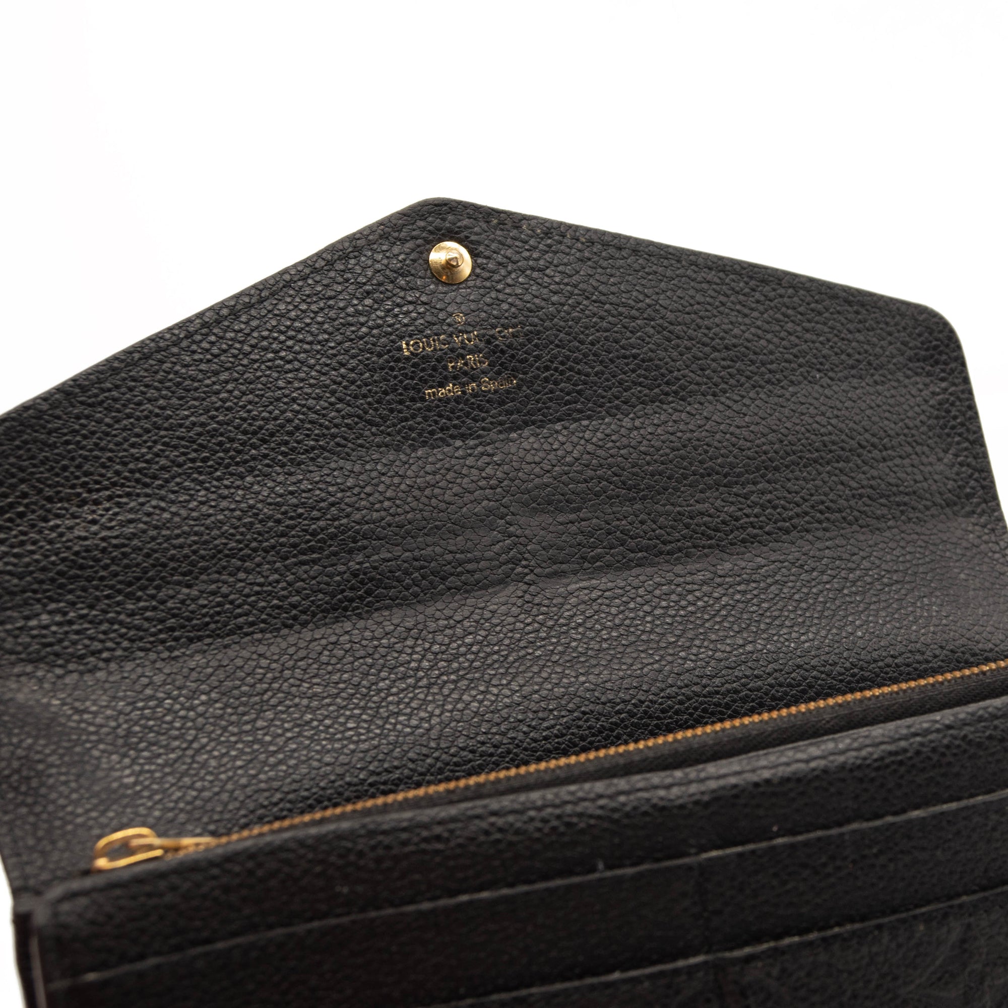 Louis Vuitton Empreinte Sarah Wallet NM Black