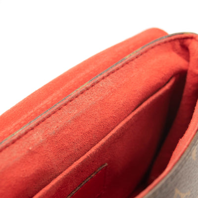 Louis Vuitton Monogram Locky BB Coquelicot Red Leather Shoulder Bag