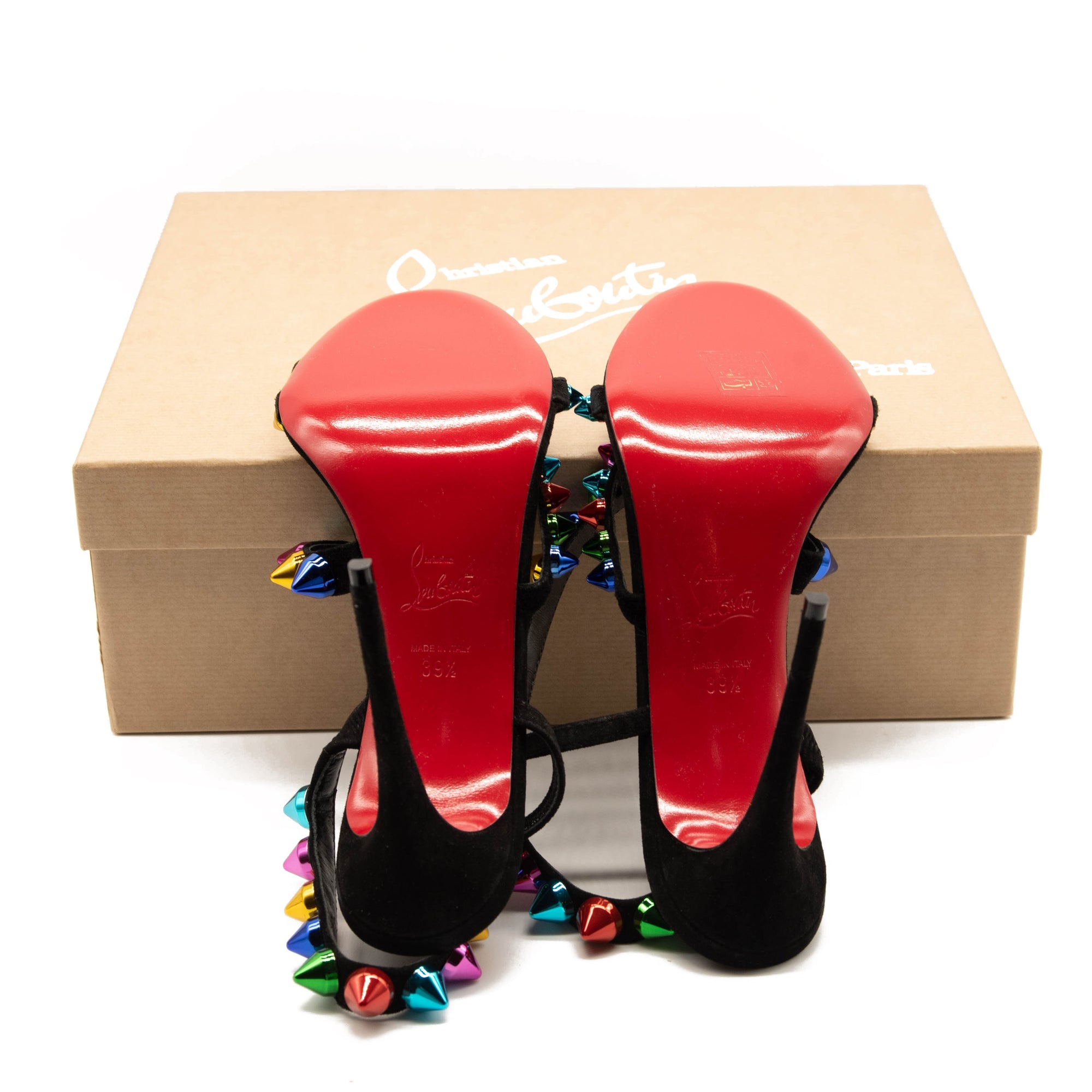 Christian Louboutin Spikita Strap Slingback Sandal (Women) EU 39.5