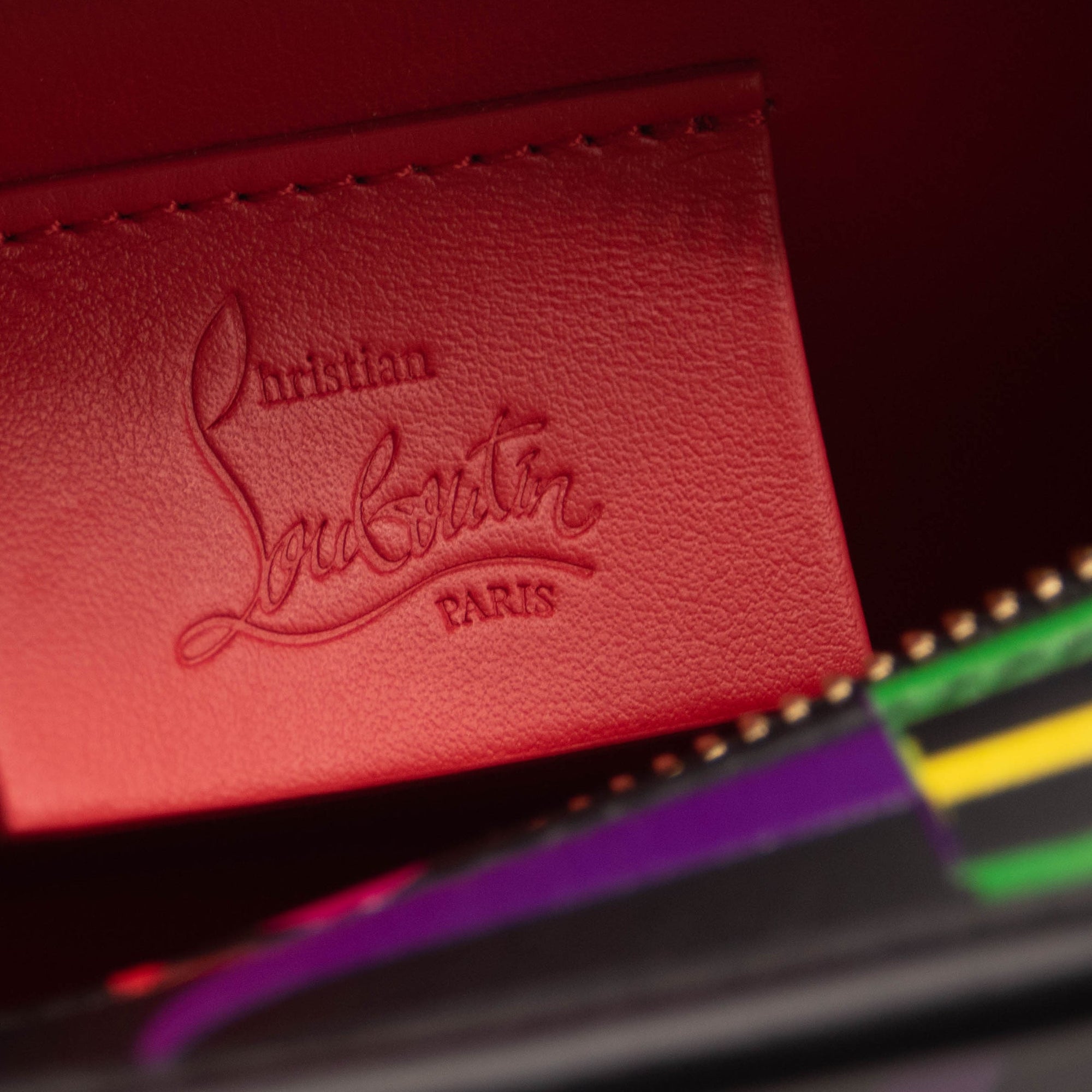 NEW Christian Louboutin Radioloubi Logo Leather Crossbody Bag