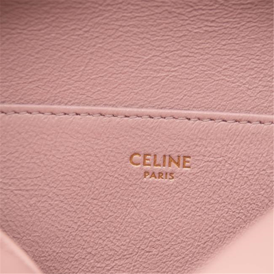 NEW Celine Camera Crecy 191353 Bus 38no Cross Body Pink Leather Shoulder Bag