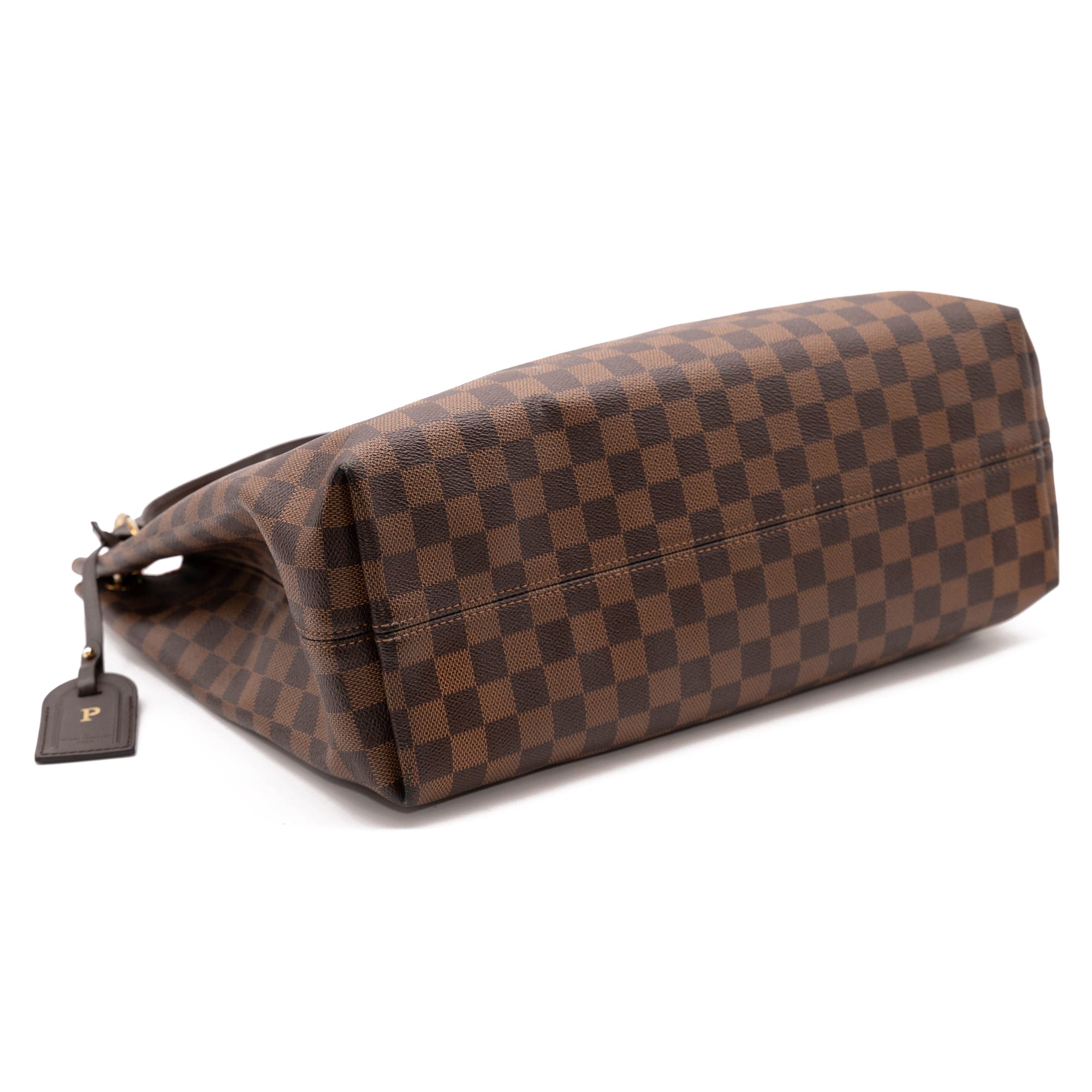 Louis Vuitton Graceful Mm Brown Damier Ébène Canvas Hobo Bag