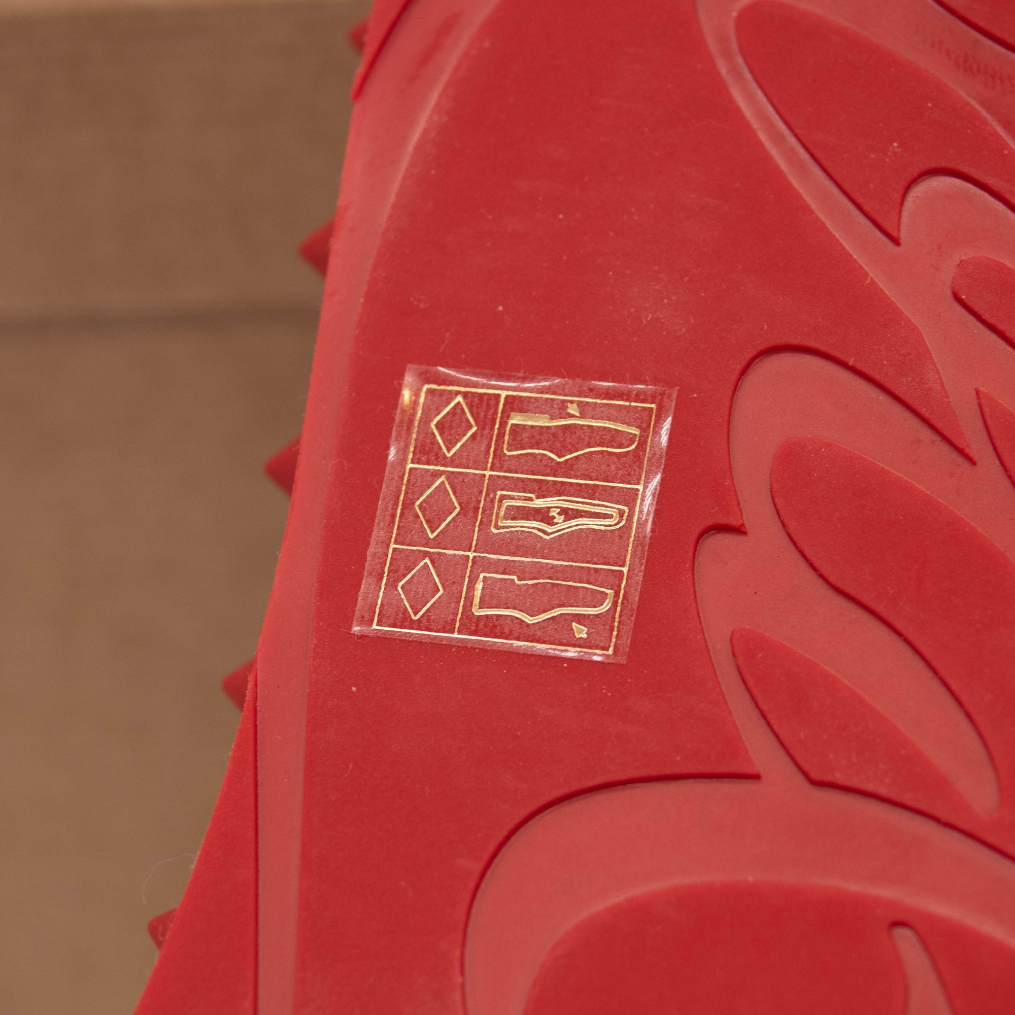 NEW $450 Christian Louboutin Loubi Stud Platform Flip Flop white red sandal 36