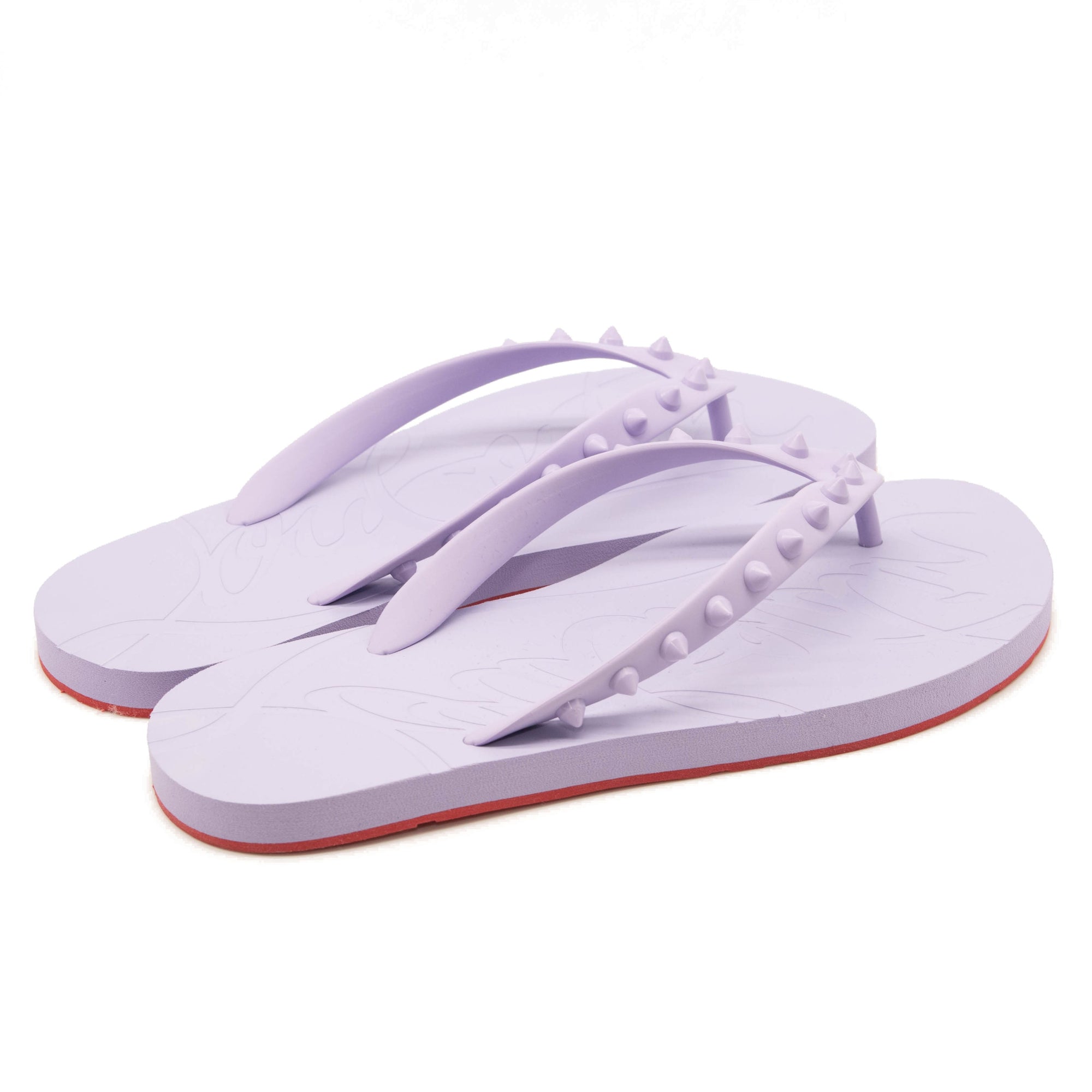 Christian Louboutin Loubi Flip Flop (Women) Lilac EU 39 US 9