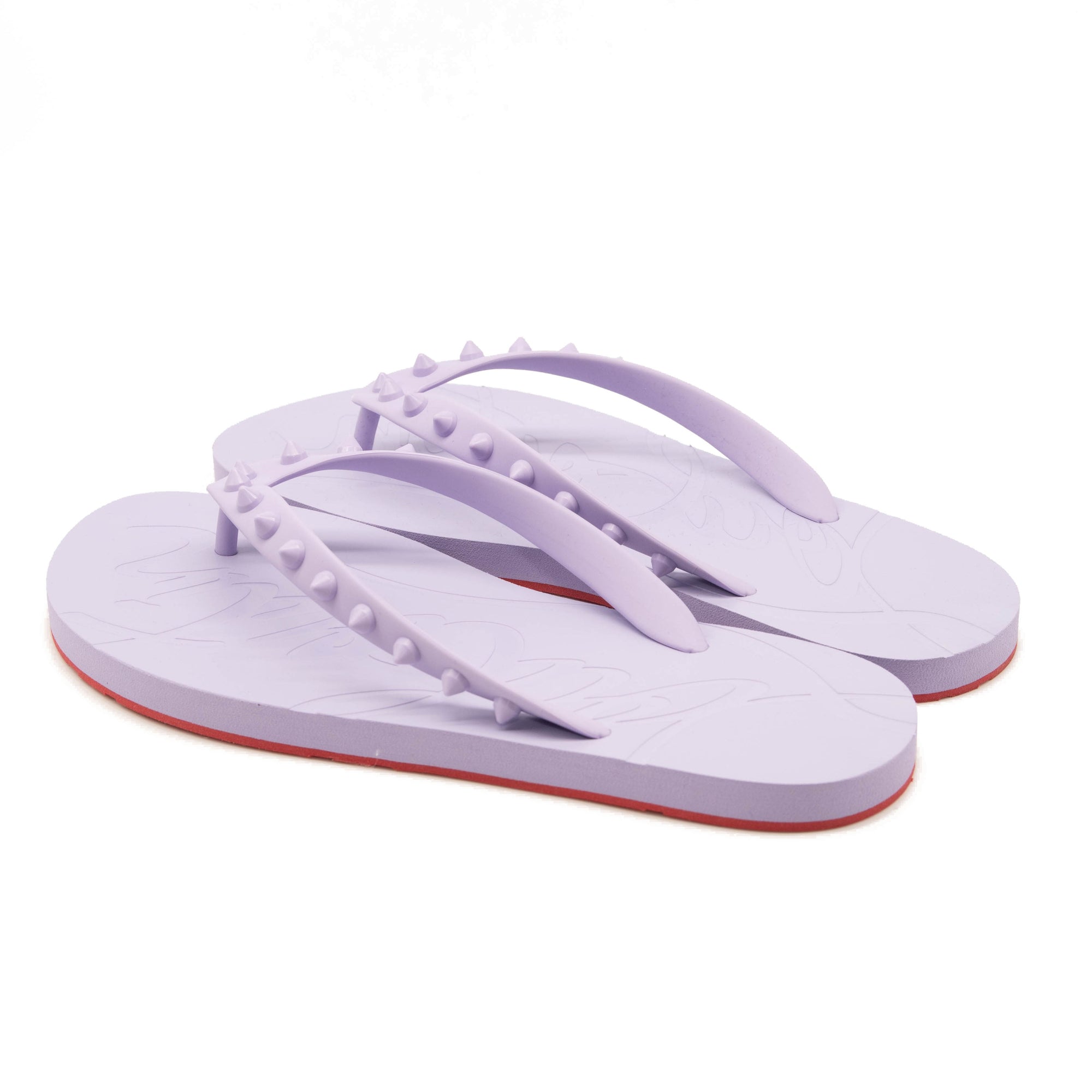Christian Louboutin Loubi Flip Flop (Women) Lilac EU 39 US 9