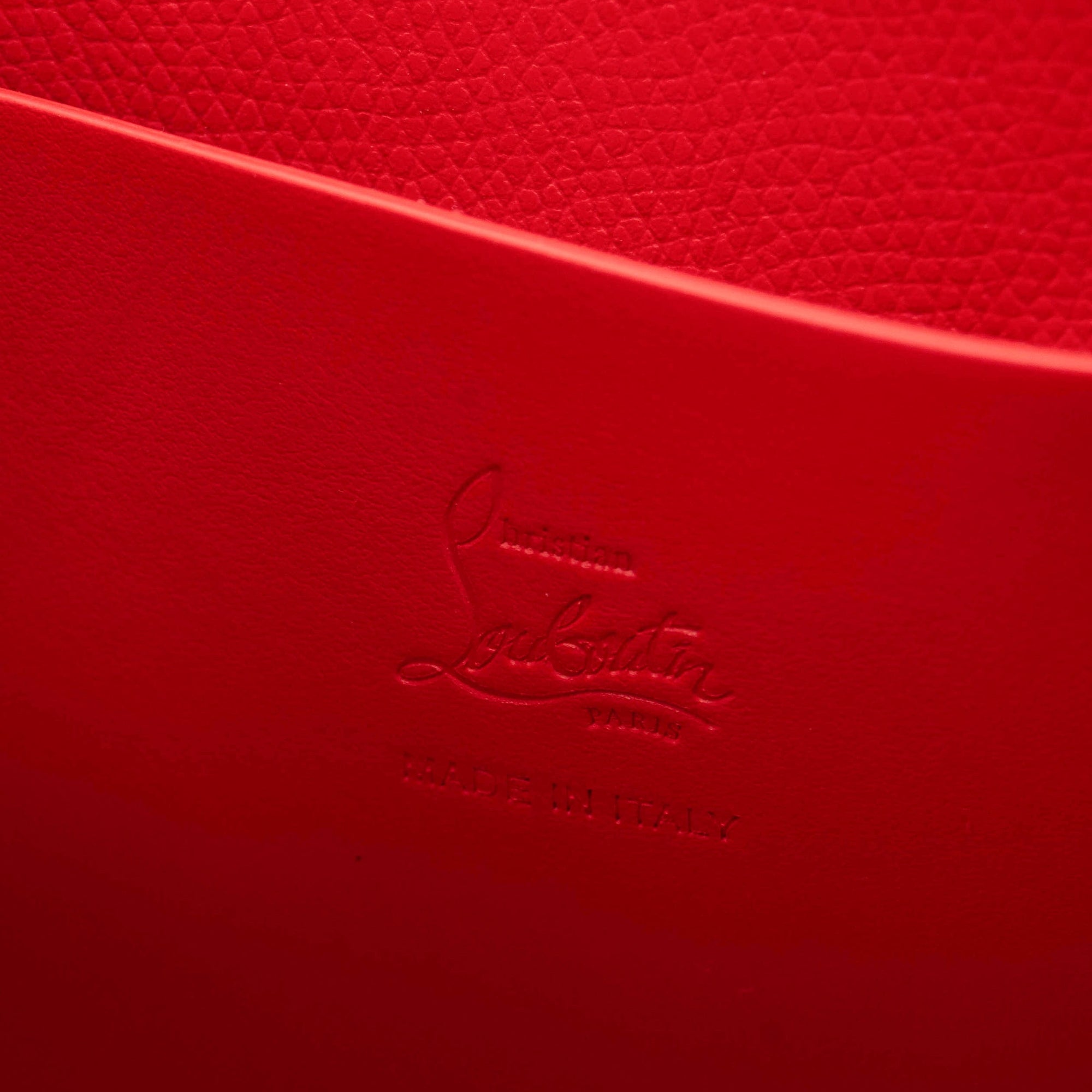 NEW Christian Louboutin Carasky Empire Leather Bucket Bag