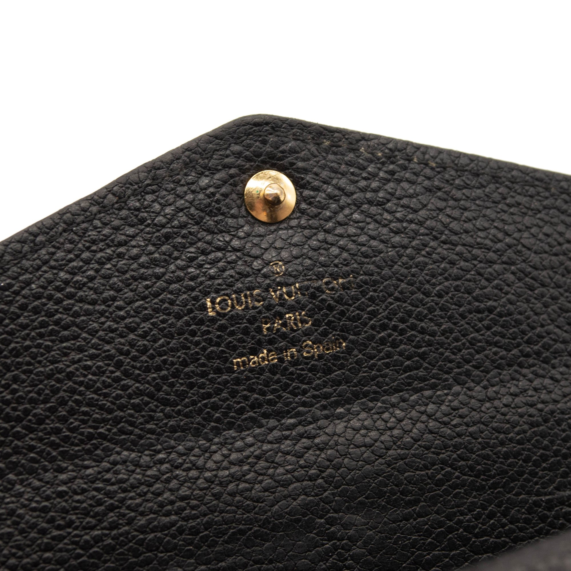 Louis Vuitton Empreinte Sarah Wallet NM Black