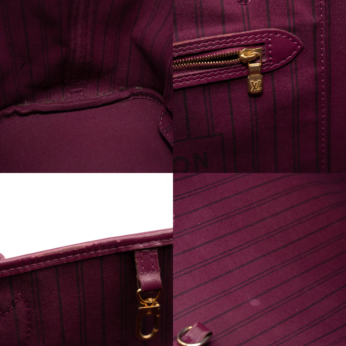 LOUIS VUITTON Monogram Totem Neverfull MM Magenta