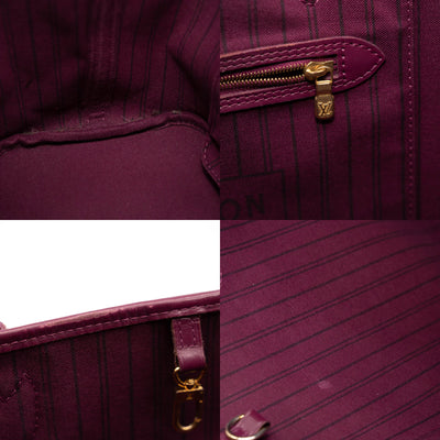 LOUIS VUITTON Monogram Totem Neverfull MM Magenta