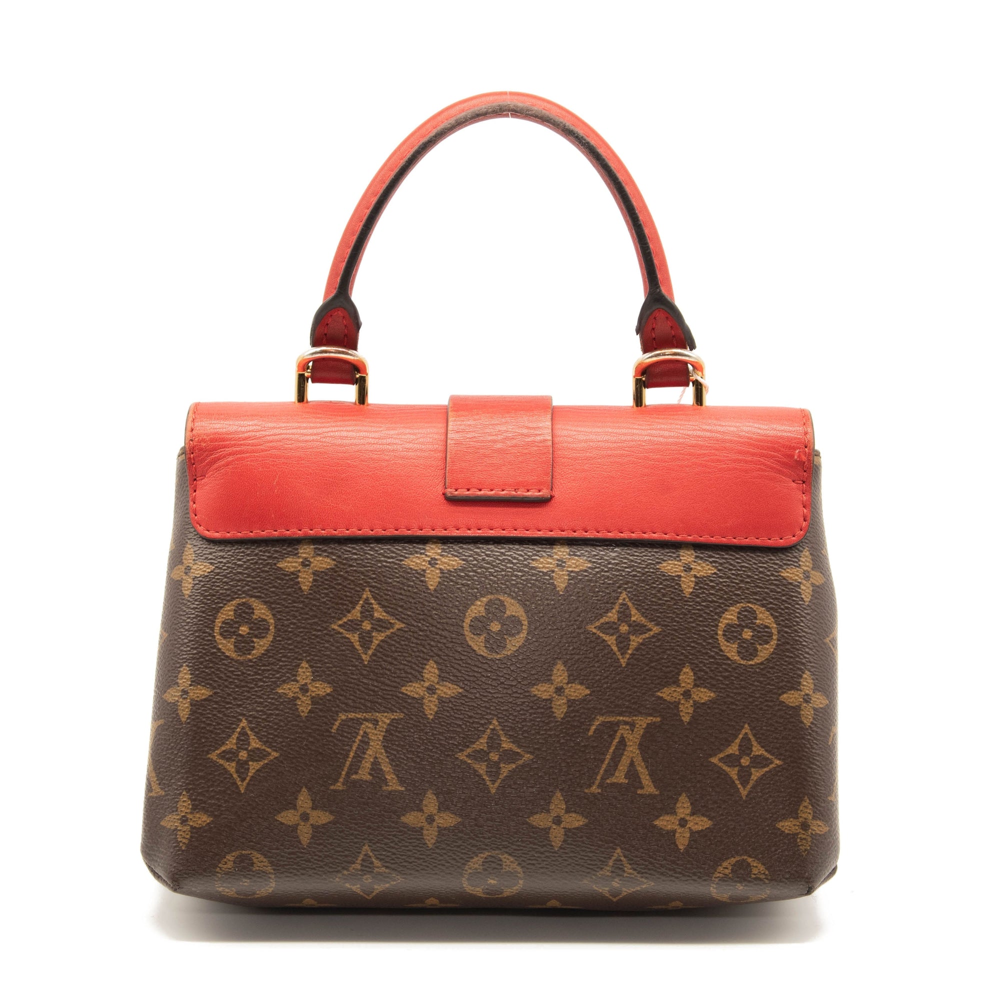 Louis Vuitton Monogram Locky BB Coquelicot Red Leather Shoulder Bag