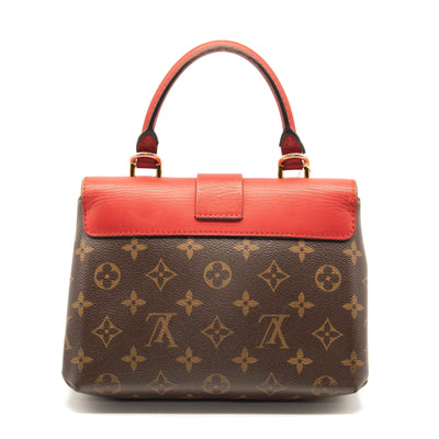 Louis Vuitton Monogram Locky BB Coquelicot Red Leather Shoulder Bag