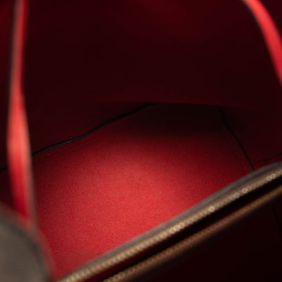 Louis Vuitton Monogram Neonoe Mm Coquelicot Brown/Red Canvas Shoulder Bag