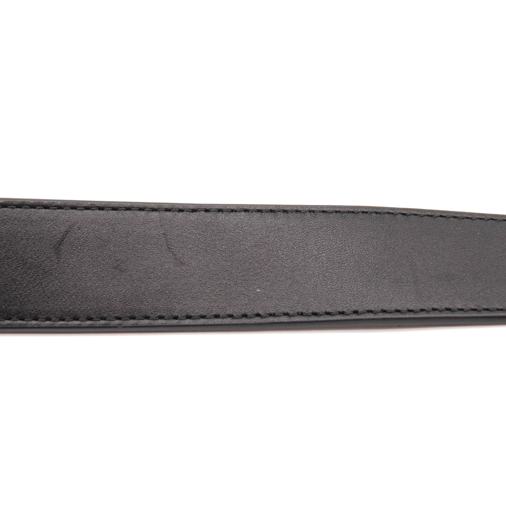 Gucci Calfskin Matelasse GG Marmont Belt Bag 85 34 Black