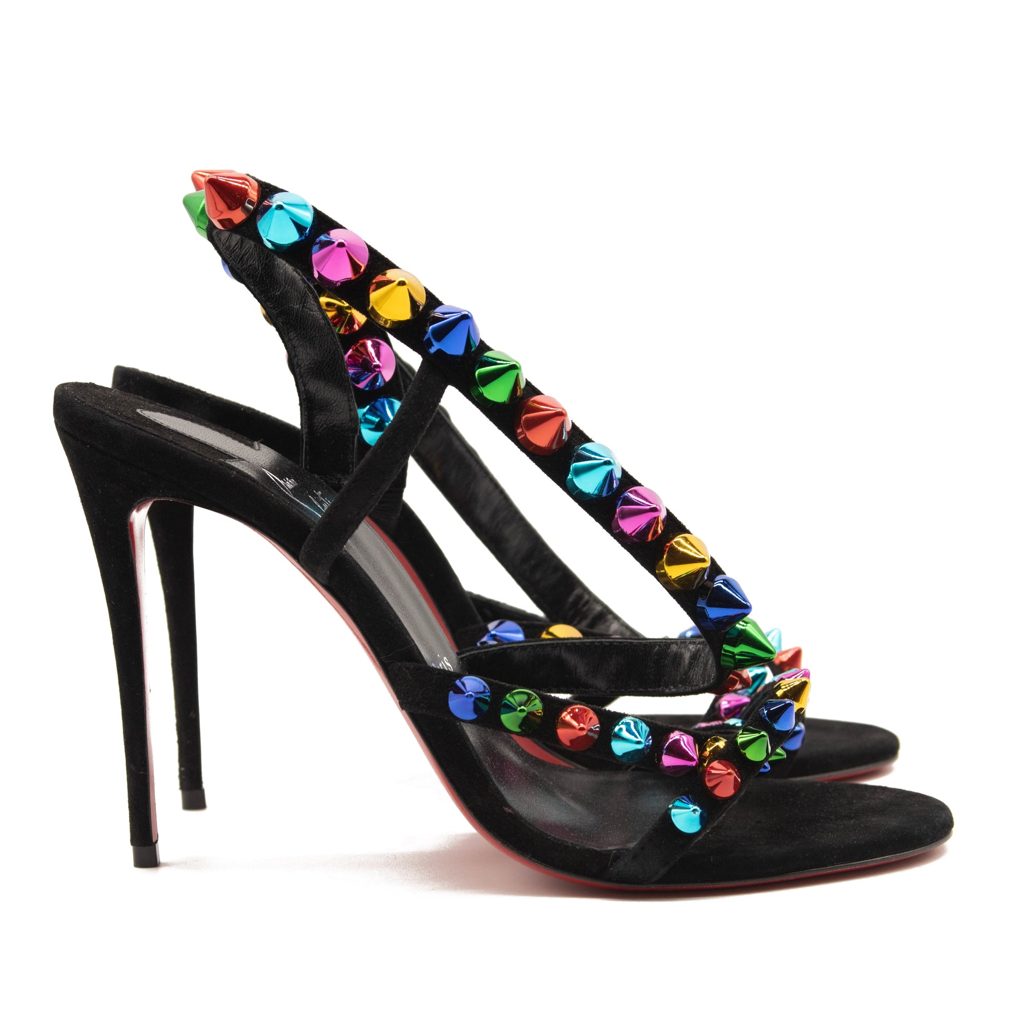Christian Louboutin Spikita Strap Slingback Sandal (Women) EU 39.5