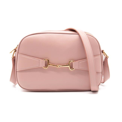 NEW Celine Camera Crecy 191353 Bus 38no Cross Body Pink Leather Shoulder Bag