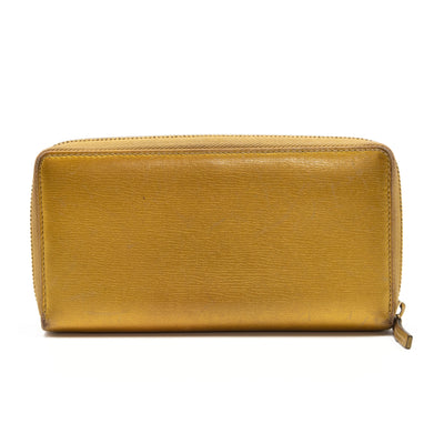 Gucci Betty Zip Around Wallet Gold Interlocking GG Zippy