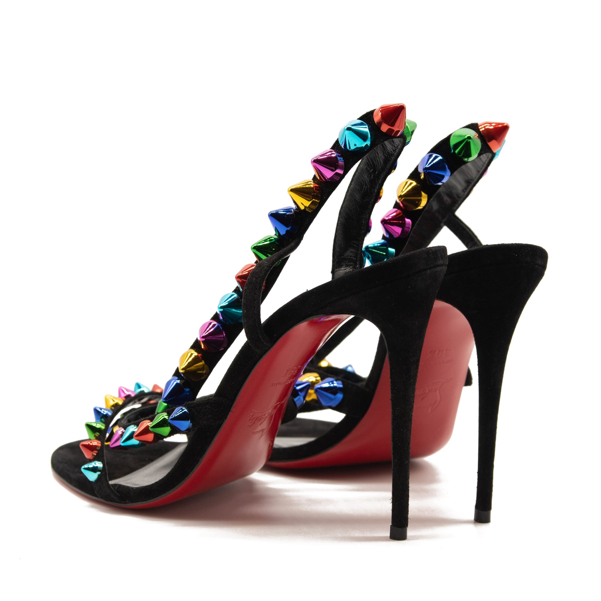 Christian Louboutin Spikita Strap Slingback Sandal (Women) EU 39.5