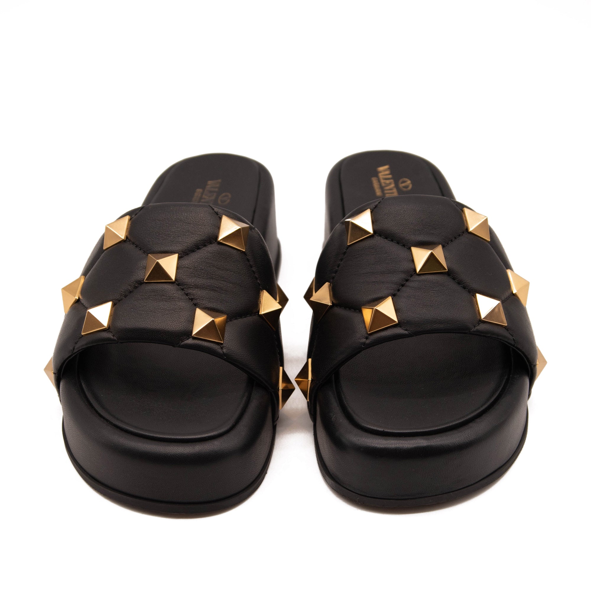 Valentino Roman Stud Platform Sandal Size 39