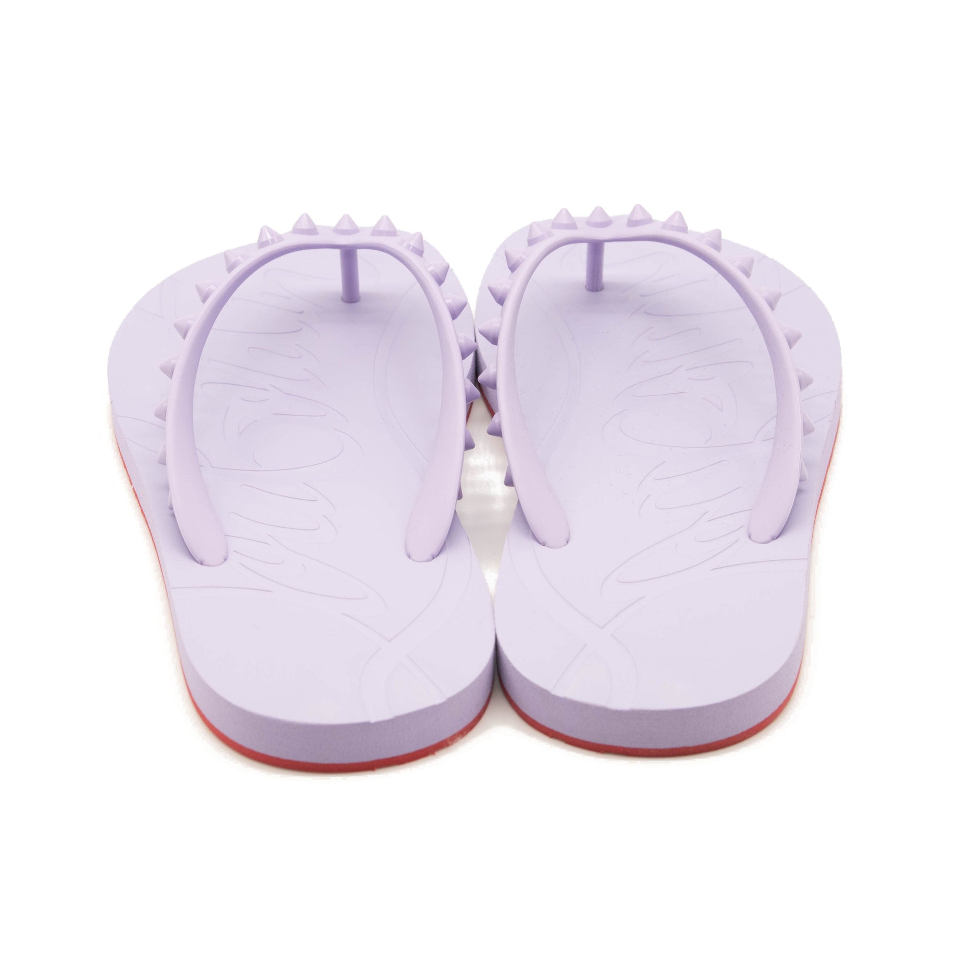 Christian Louboutin Loubi Flip Flop (Women) Lilac EU 39 US 9