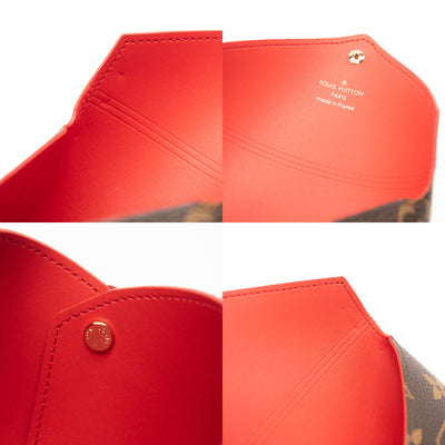 Louis Vuitton Monogram Medium Kirigami Pochette Insert Coquelicot
