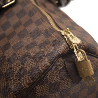 Louis Vuitton Keepall Damier Ebene 50 Brown Coated Canvas Weekend/Travel Bag