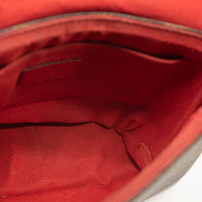 Louis Vuitton Monogram Locky BB Coquelicot Red Leather Shoulder Bag