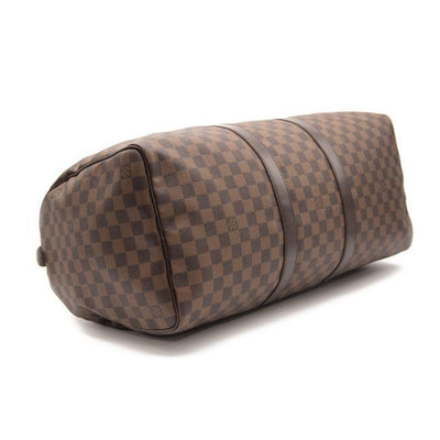 Louis Vuitton Keepall Damier Ebene 50 Brown Coated Canvas Weekend/Travel Bag