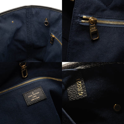 Louis Vuitton Empreinte Monogram Giant Neverfull MM Black Tote