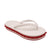 NEW $450 Christian Louboutin Loubi Stud Platform Flip Flop white red sandal 36