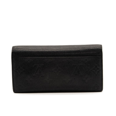 Louis Vuitton Empreinte Sarah Wallet NM Black