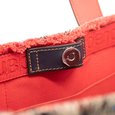 Christian Louboutin Frangibus Medium Embroidered Tote Denim