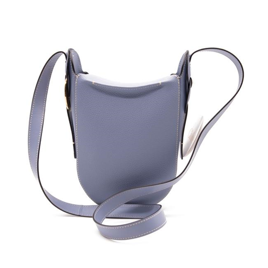 NEW Chloe Mini Darryl Blue Leather Shoulder Bag