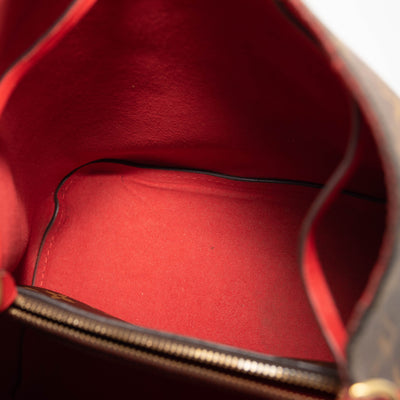 Louis Vuitton Monogram Neonoe Mm Coquelicot Brown/Red Canvas Shoulder Bag