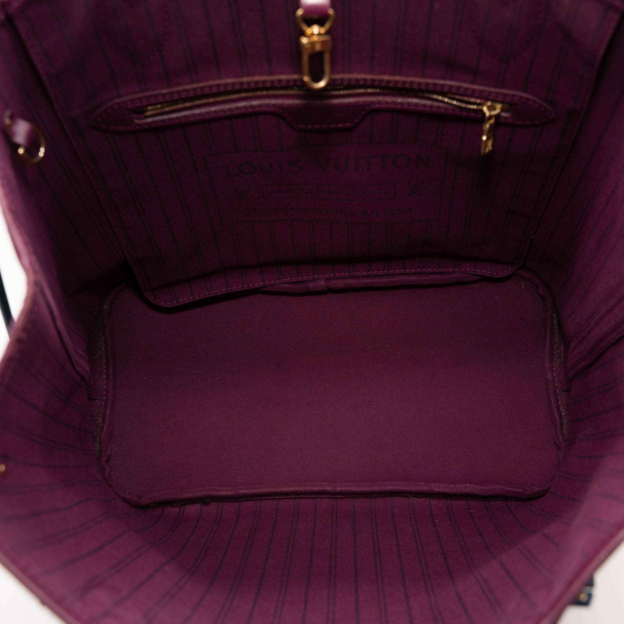 LOUIS VUITTON Monogram Totem Neverfull MM Magenta
