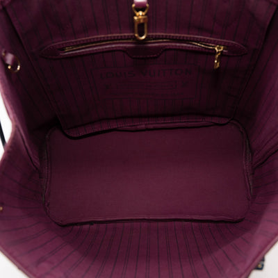 LOUIS VUITTON Monogram Totem Neverfull MM Magenta