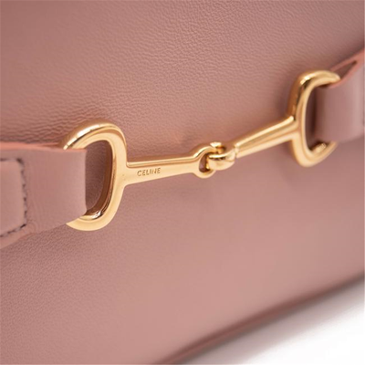NEW Celine Camera Crecy 191353 Bus 38no Cross Body Pink Leather Shoulder Bag
