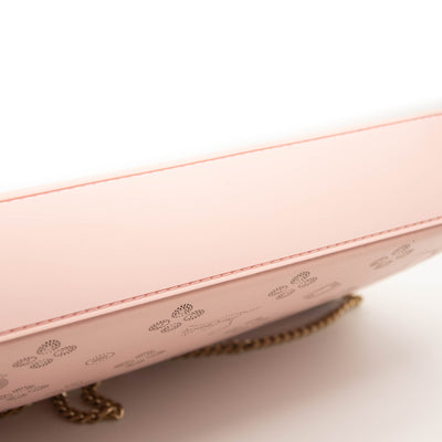 Christian Louboutin Loubila Loubinthesky Laser Perforated Leather Pouch Pink
