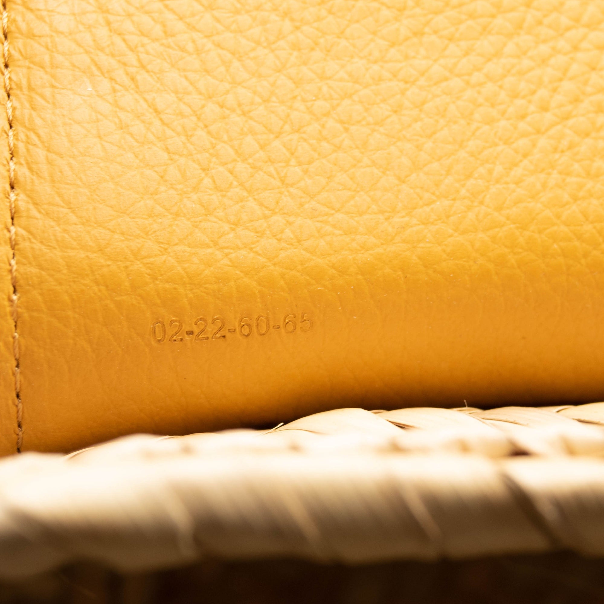Chloe Marcie Leather & Raffia Crossbody Bag SUNFLOWER YELLOW