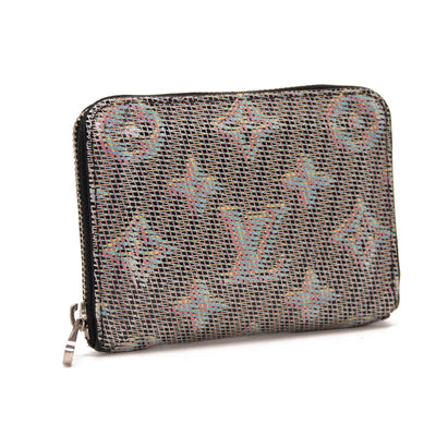 Louis Vuitton Calfskin Monogram LV Pop Zippy Coin Purse Blue