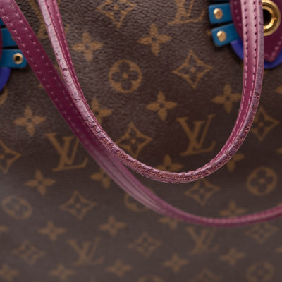 LOUIS VUITTON Monogram Totem Neverfull MM Magenta