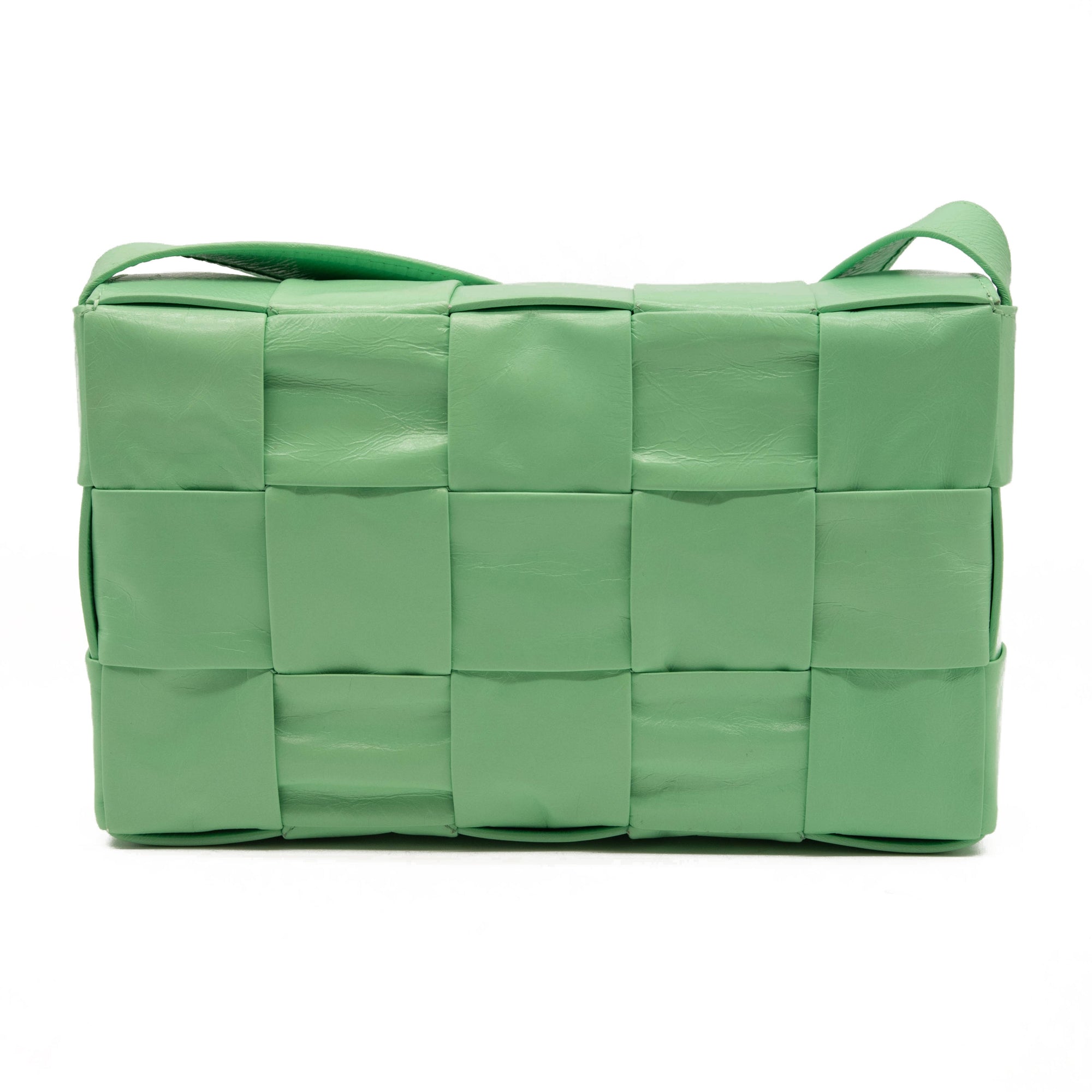 NEW Bottega Veneta Cassette Intrecciato Leather Crossbody Bag