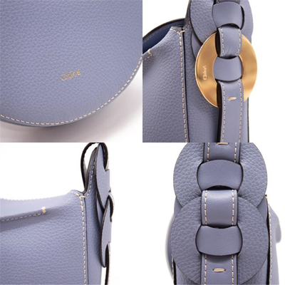 NEW Chloe Mini Darryl Blue Leather Shoulder Bag