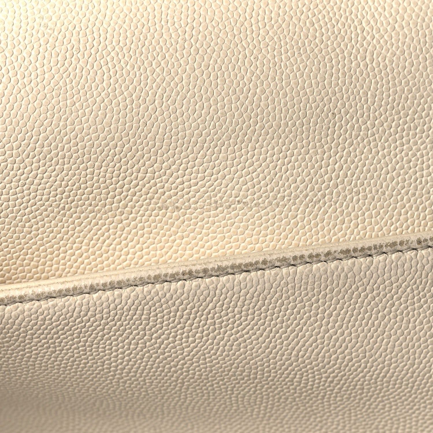 Chanel Caviar quilted large business affinity flap white
